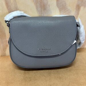 Kate Spade Mini Flap Crossbody - Hare Gray